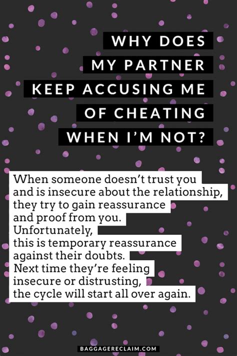 If you are being <b>accused</b> <b>of</b> <b>cheating</b> <b>when</b> innocent, figure out a calm way of getting your point across. . How does a guilty person react when accused of cheating
